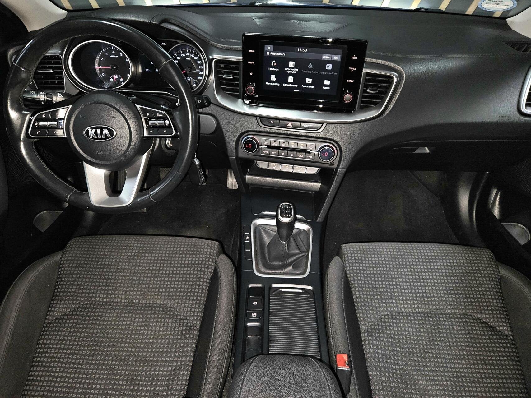 Kia cee'd SW 1.0t|Stuur&Stoelverwarming|Carplay|Camera|Lane, Auto's, Voorwielaandrijving, Gebruikt, Euro 6, Blauw