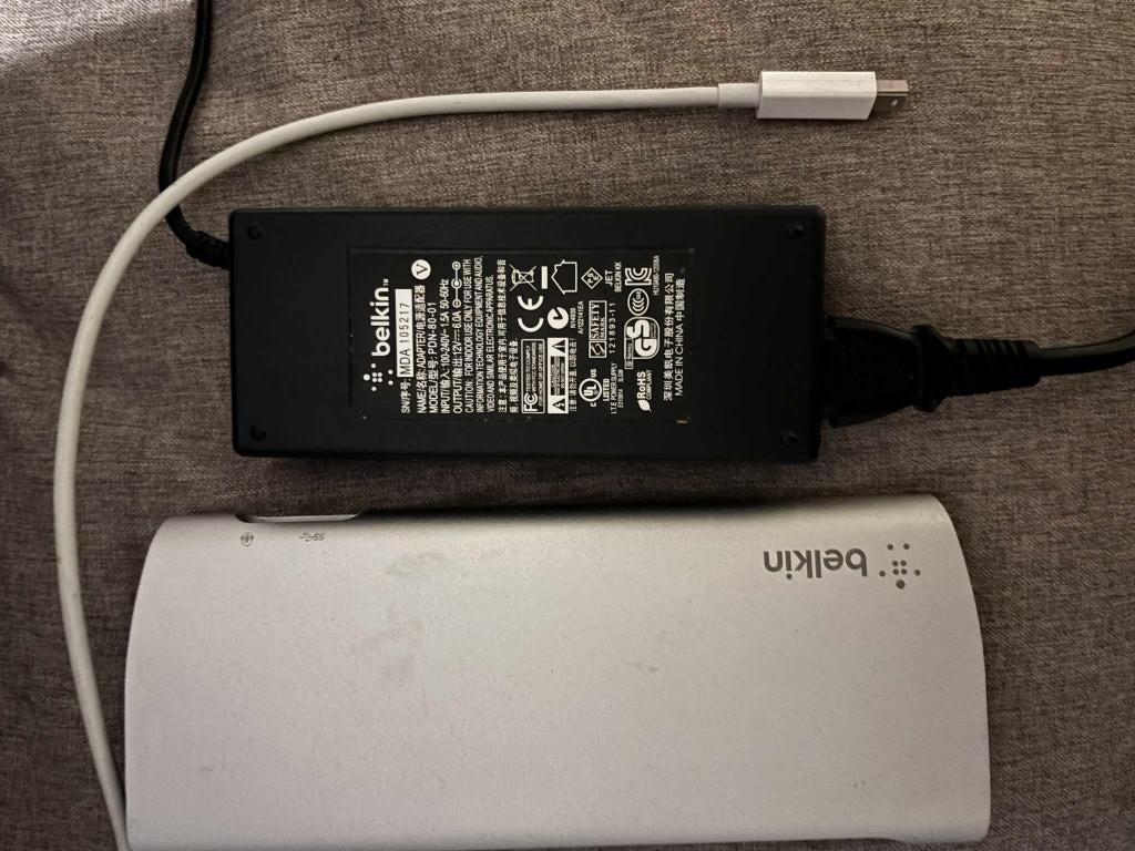 Belkin Thunderbolt 2 express usb hub incl. kabel, Belkin, Ophalen of Verzenden, Laptop, Docking station