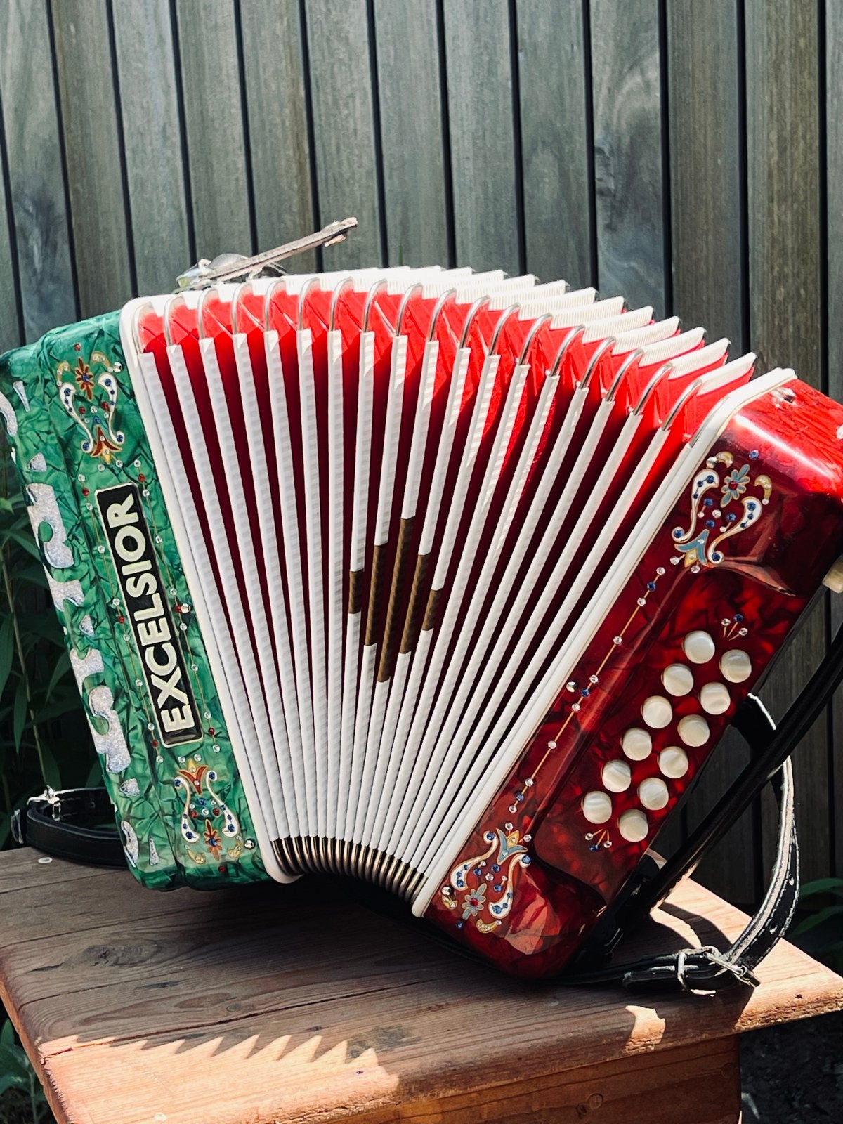 Excelsior Diatonisch Accordeon - CGF, Overige merken, Gebruikt, Overige formaten, Ophalen of Verzenden