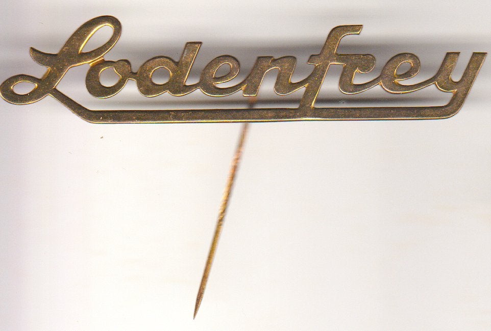 Lodenfrey +/- 8 cm vintage speld massief (exclusieve damesmo, Verzenden, Zo goed als nieuw, Transport
