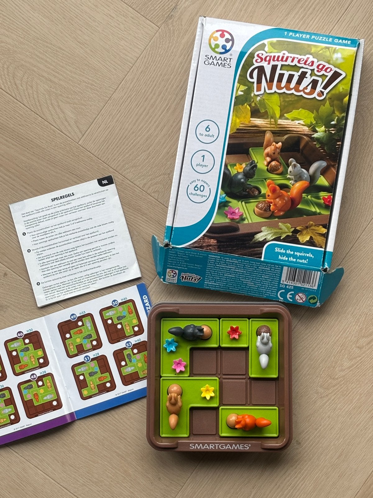 SmartGames Squirrels go nuts, Ophalen of Verzenden, Zo goed als nieuw, Overige typen