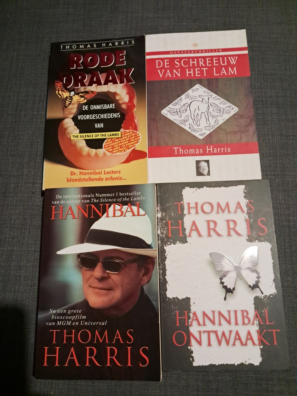 Thomas Harris - Hannibal Lecter serie (4 boeken), Boeken, Ophalen of Verzenden, Gelezen, Thomas Harris, Nederland