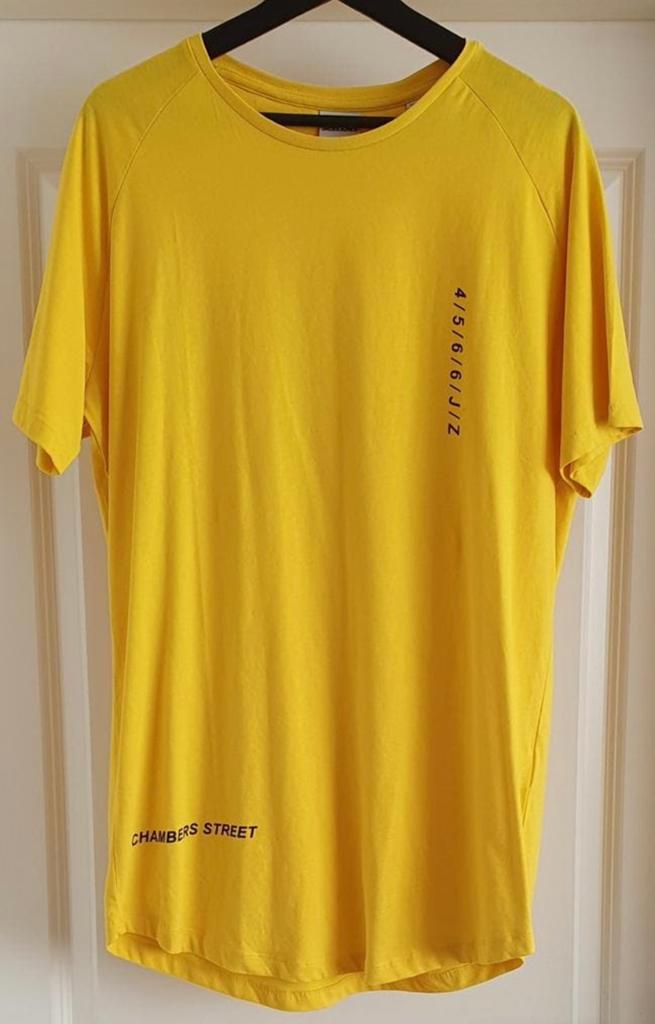 Als nieuw..vrolijk shirt van JACK&JONES..mt:l, Geel, Ophalen of Verzenden, C, B