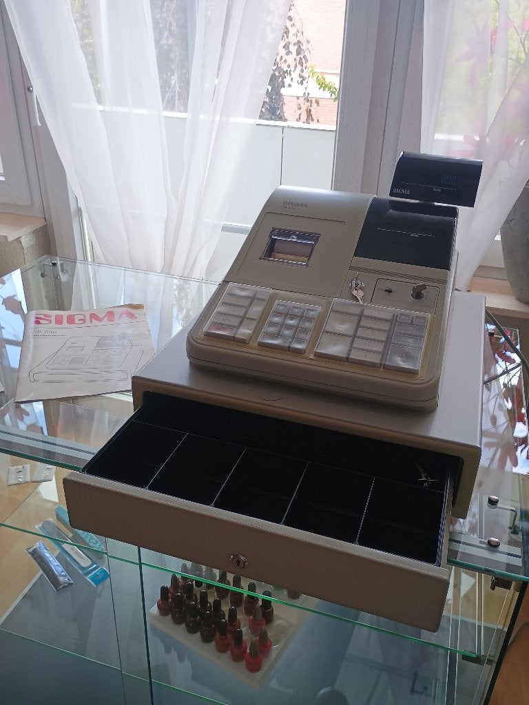 Sigma CR 840 electronische kassa met printer, Ophalen of Verzenden, Zo goed als nieuw
