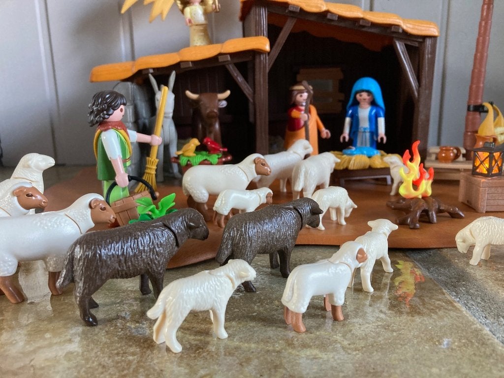 playmobil, 5588 kerststal, Ophalen of Verzenden, Gebruikt, Complete set