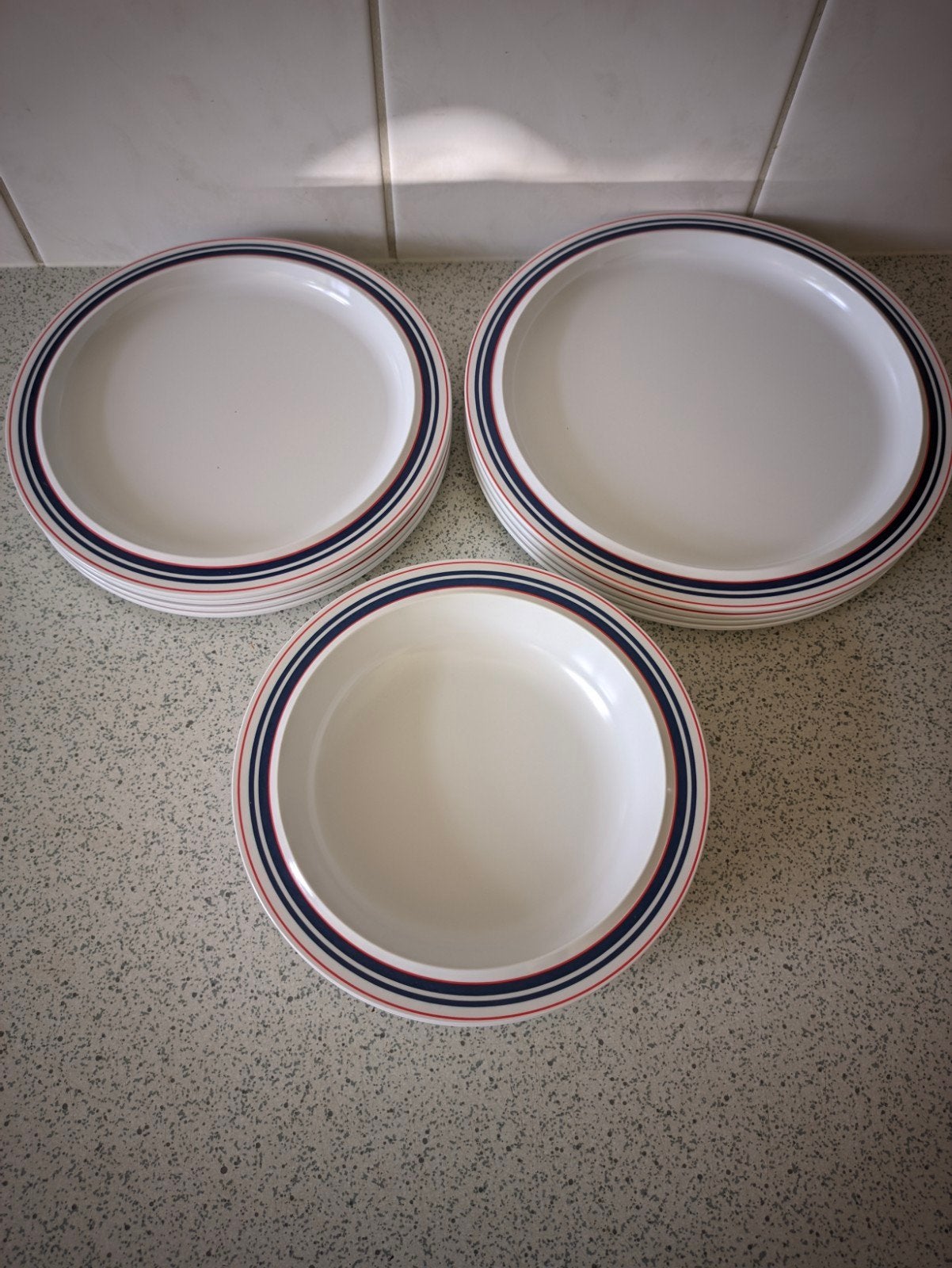 Mepal Rosti Servies - Borden en Kommen (Koen de Winter), Kunststof, Gebruikt, Mepal, Vintage