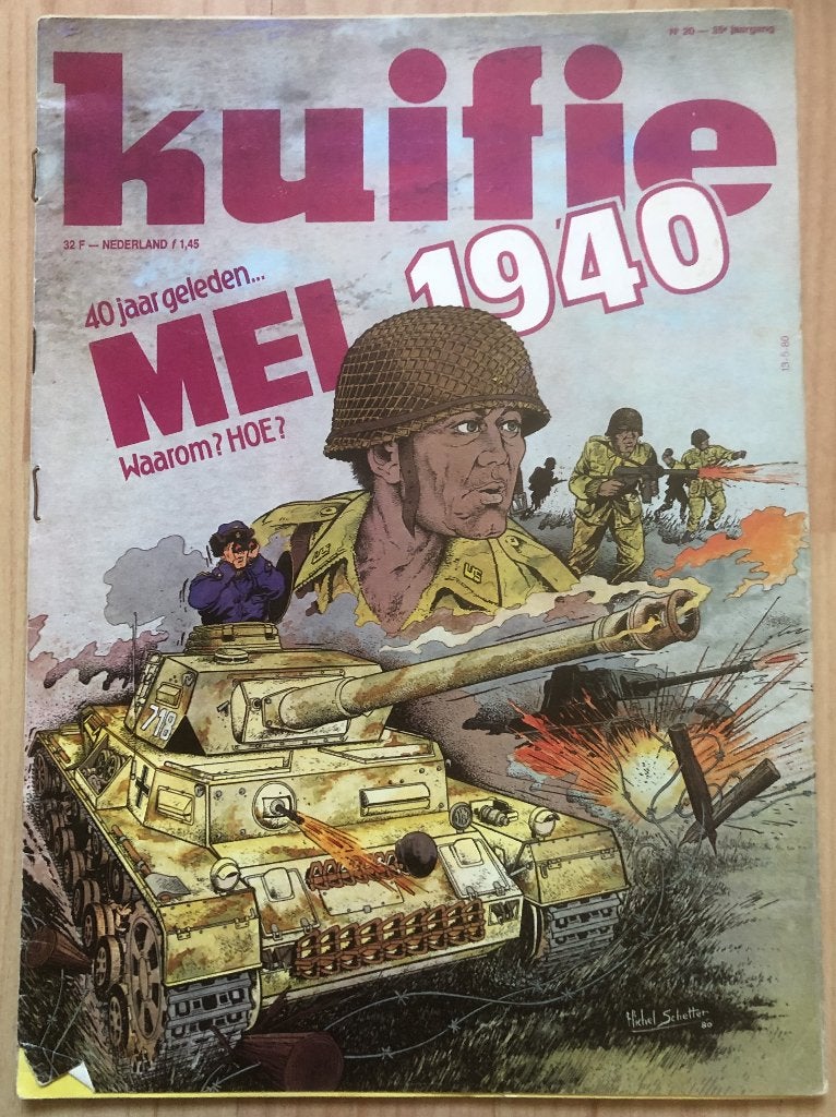 KUIFJE - WEEKBLAD - 40 JAAR GELEDEN..MEI 1940, Eén stripboek, Ophalen of Verzenden, Zo goed als nieuw