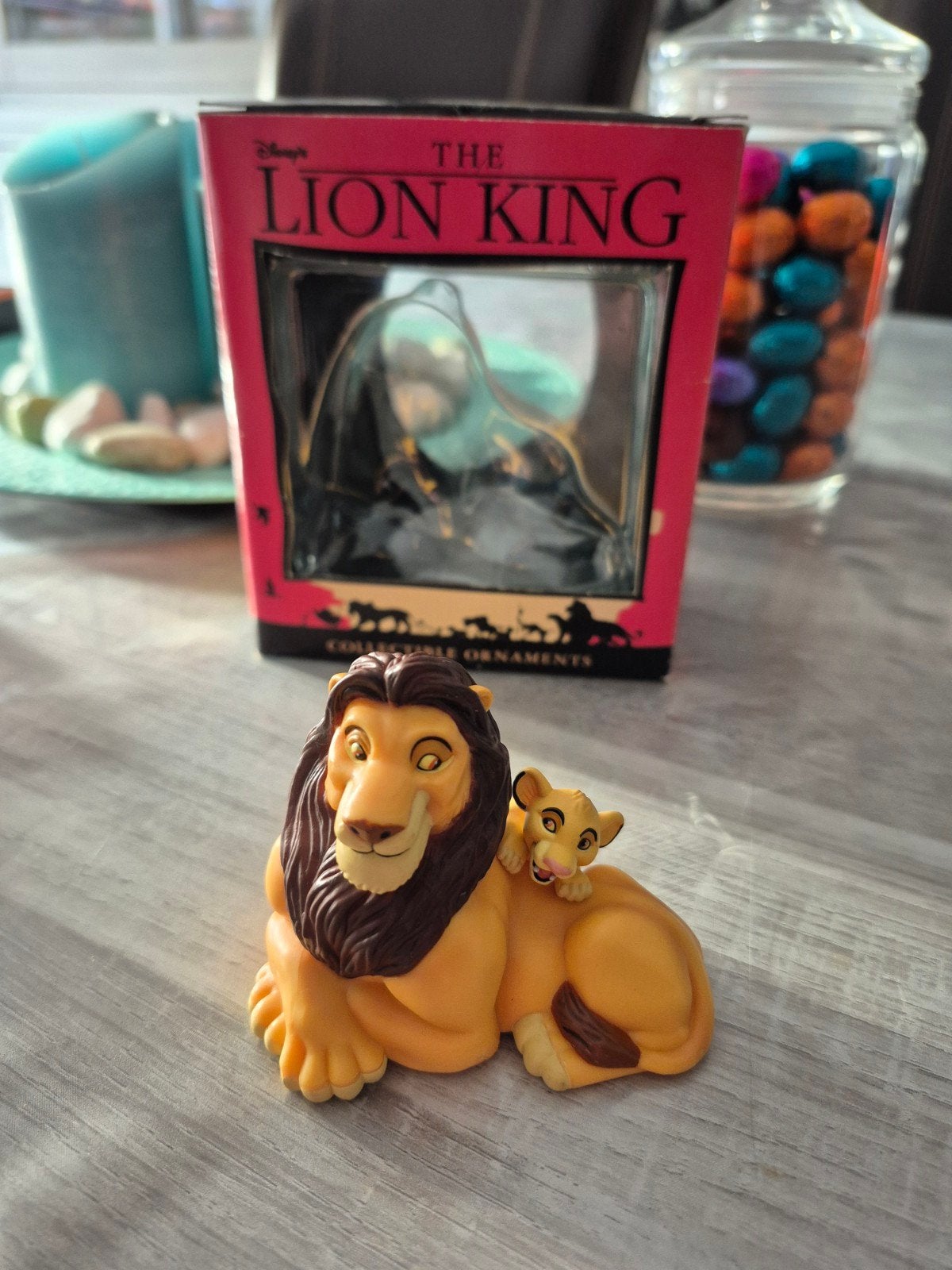 Disney Lion king collectible ornament figuur jaren 90, Verzamelen, Disney, Ophalen of Verzenden, Leeuwenkoning of Jungle Boek