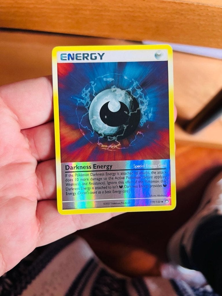 Darkness Energy 119/123 Reverse Holo Mysterious Treasures, Verzenden, Zo goed als nieuw, Losse kaart, Foil