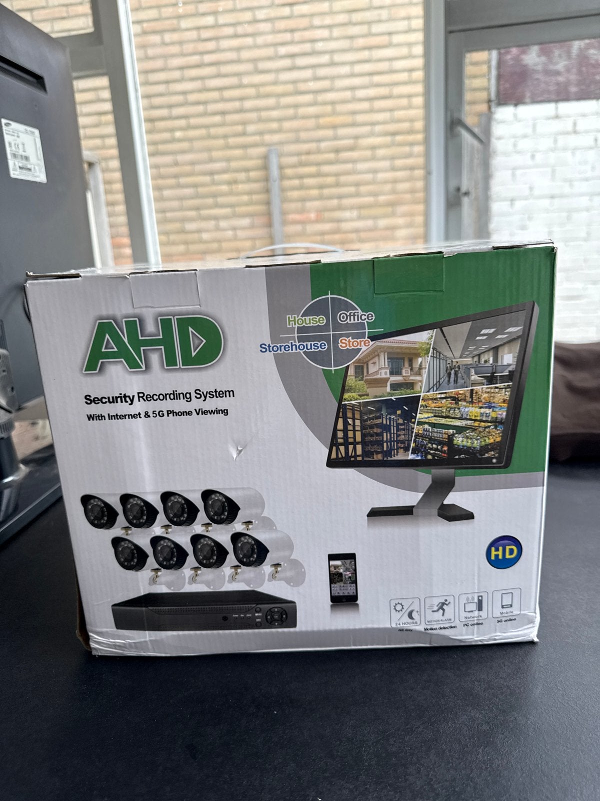 AHD Beveiligingscamerasysteem met 8 camera's en DVR, Ophalen of Verzenden, Nieuw, Buitencamera
