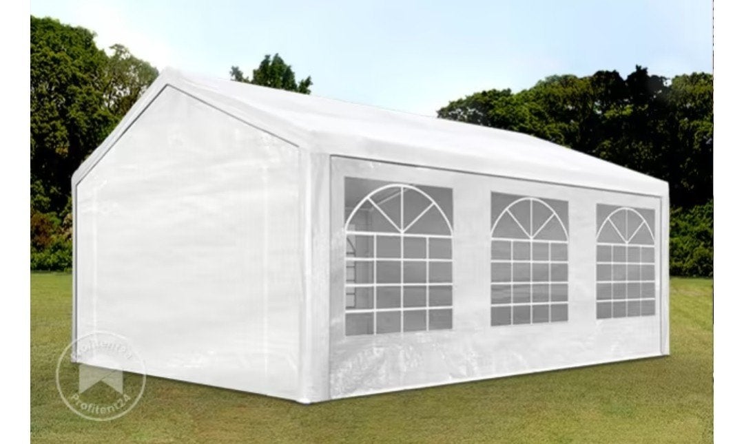 Witte Partytent 6x3 mtr, Ophalen, Zo goed als nieuw