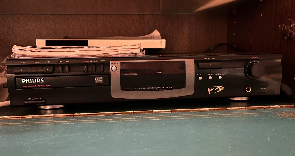 Philips cdr 760 - cd recorder, Audio, Tv en Foto, Ophalen, Gebruikt, Philips