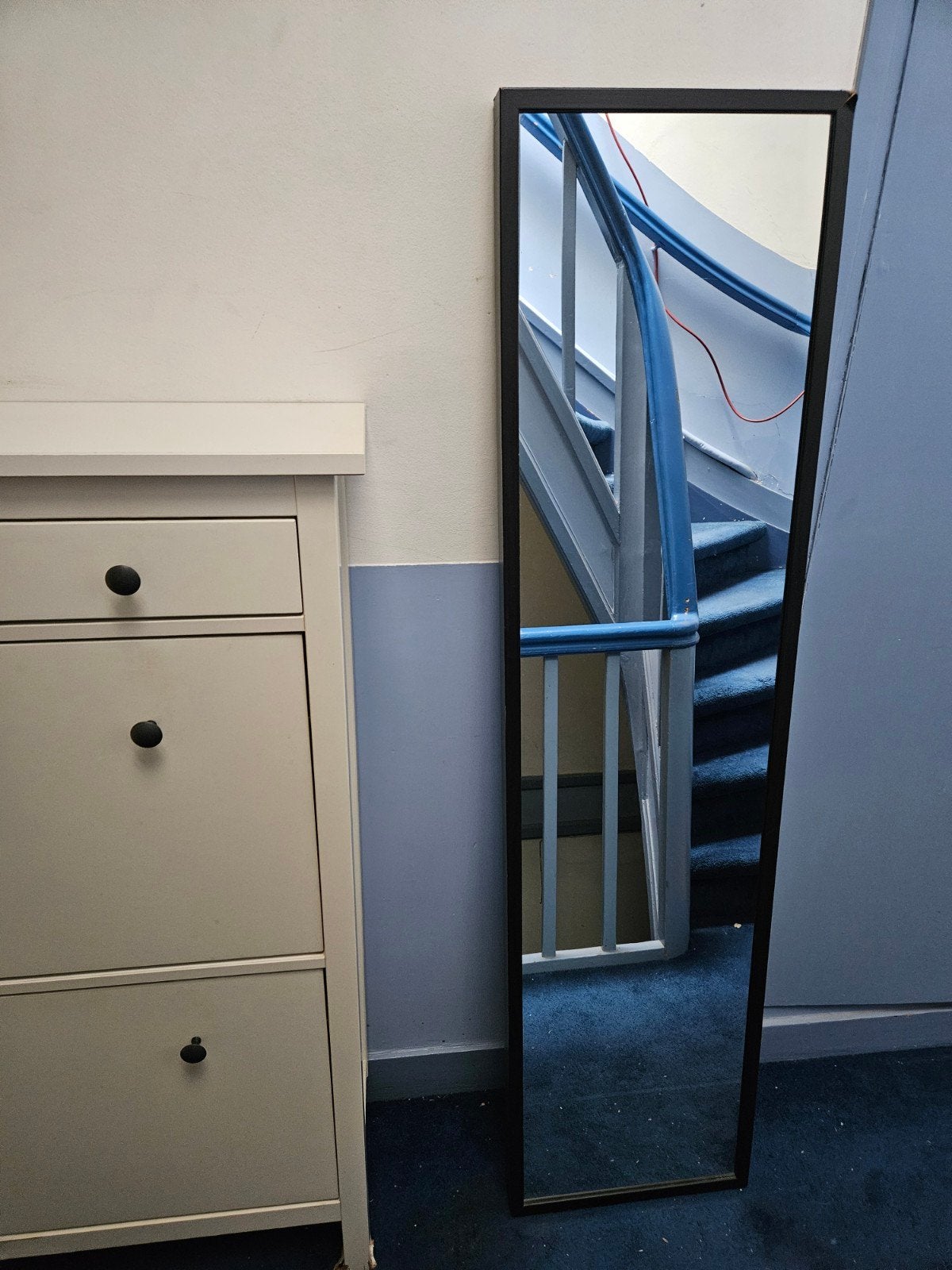 Simoele IKEA spiegel met zwarte lijst, Ophalen