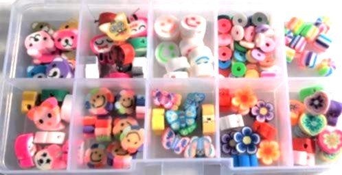 doosje met polymeer kralen, Info@hobbymagic.nl, Overige kleuren, Nieuw, Verzenden