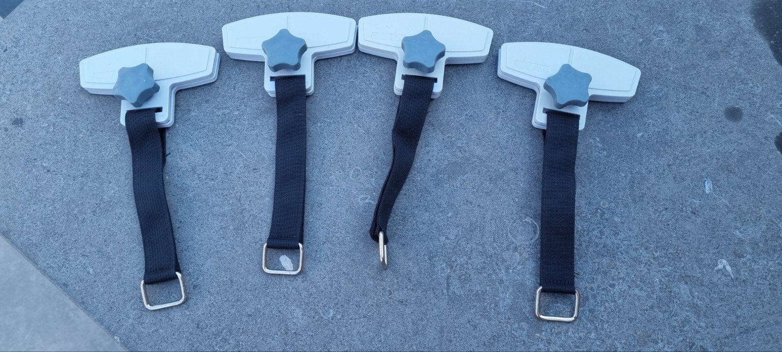 Set van 4 luifel klemmen, Ophalen of Verzenden, Zo goed als nieuw