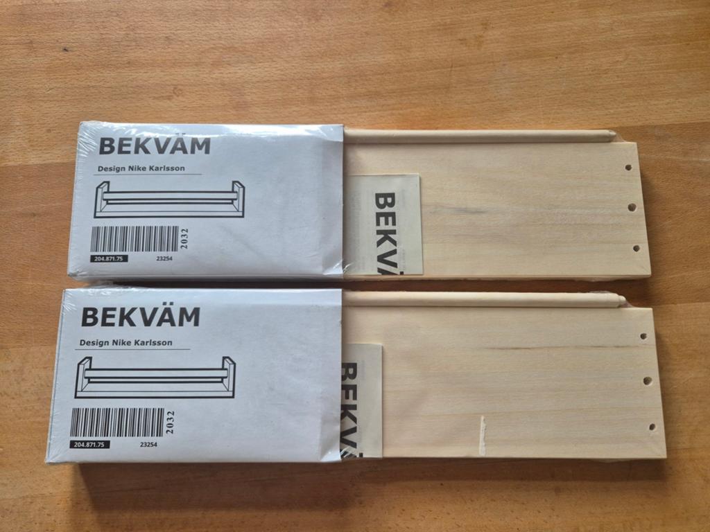 IKEA BEKVÄM kruidenrekjes (2 stuks), Overige typen, Hout, IKEA, Nieuw