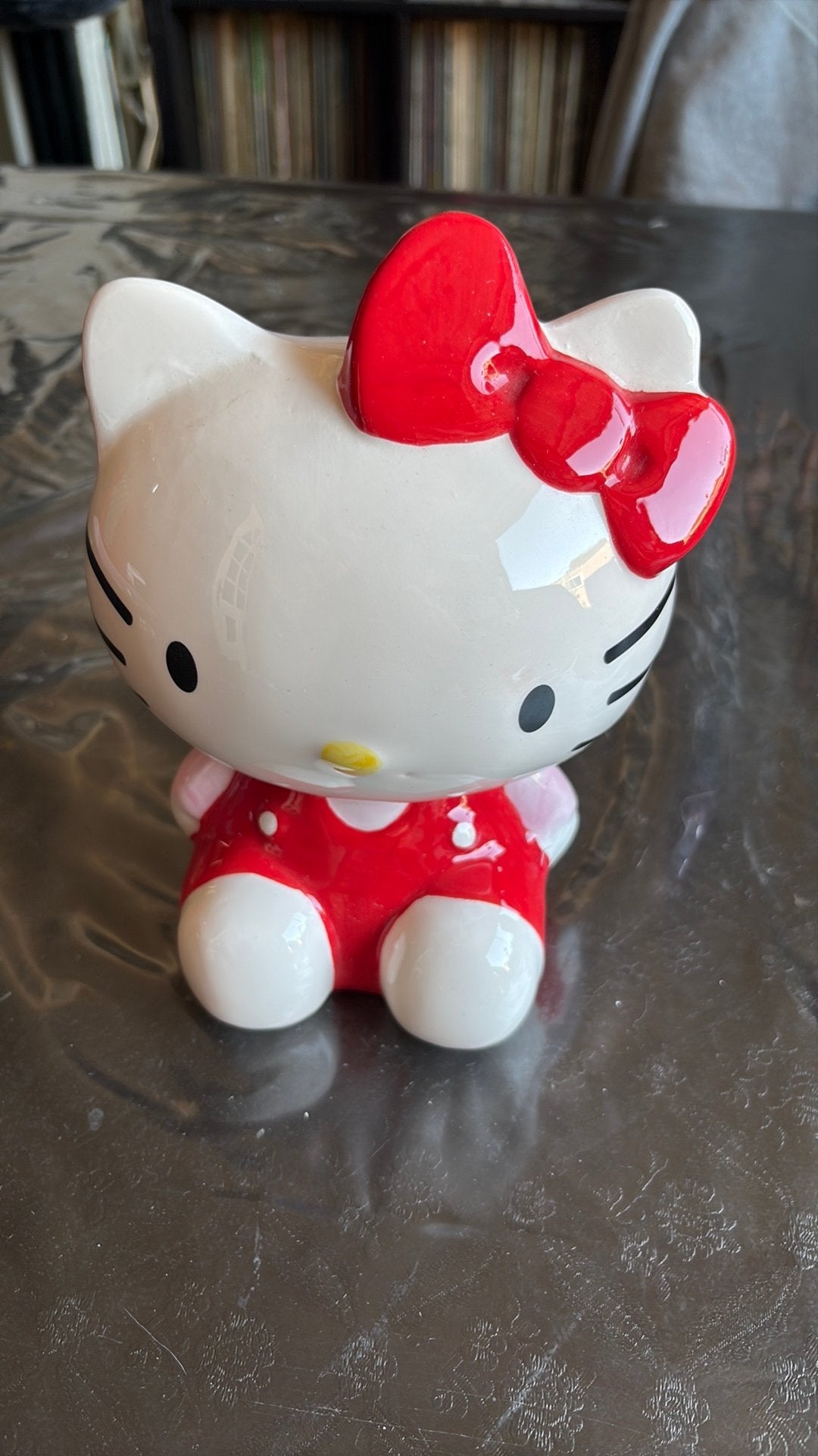 Hello Kitty spaarpot, Ophalen of Verzenden, Zo goed als nieuw, Metaal of Blik