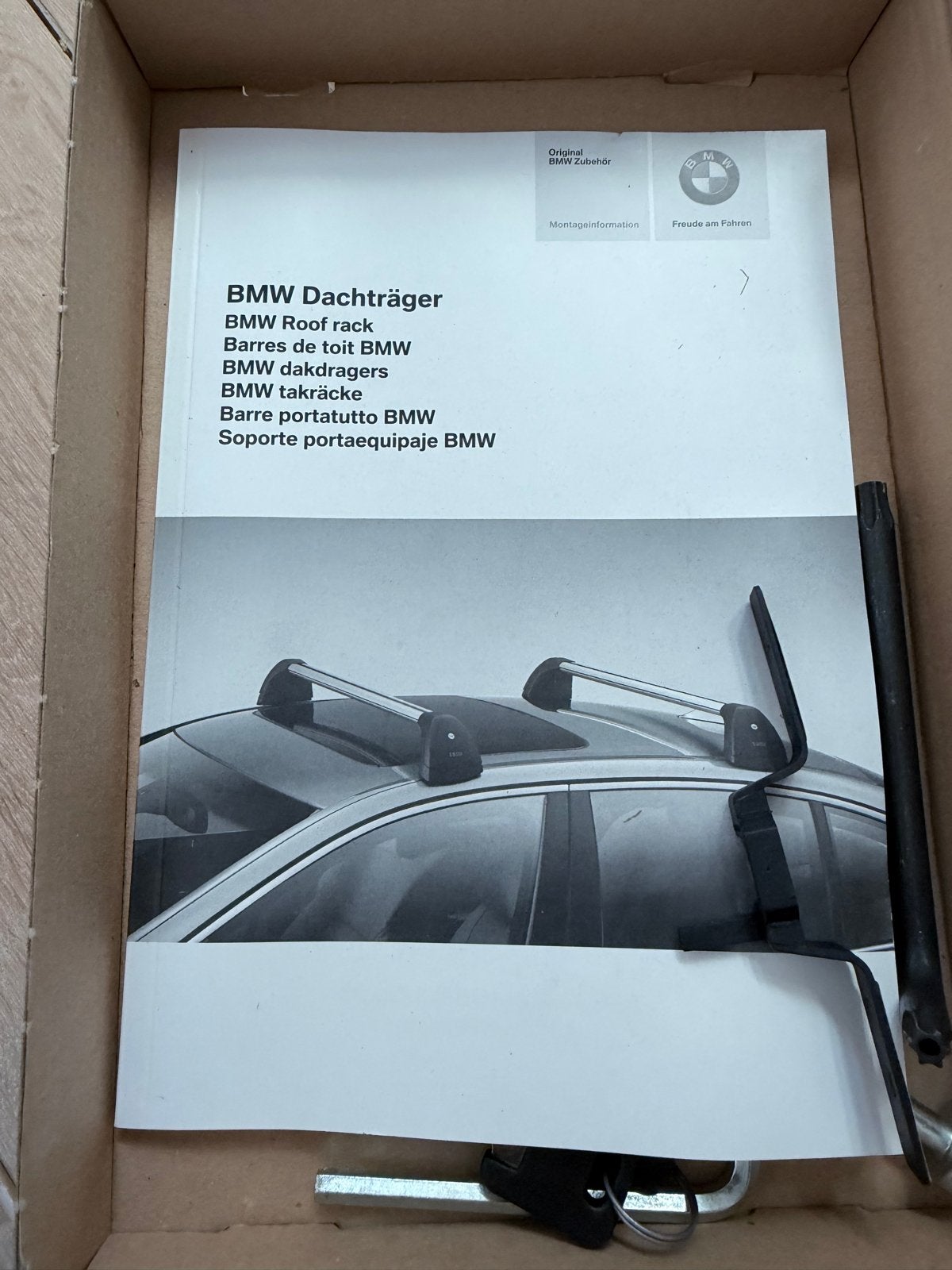 Origineel BMW Dakdragersysteem 5 Serie (zonder dakrail), Ophalen, Zo goed als nieuw