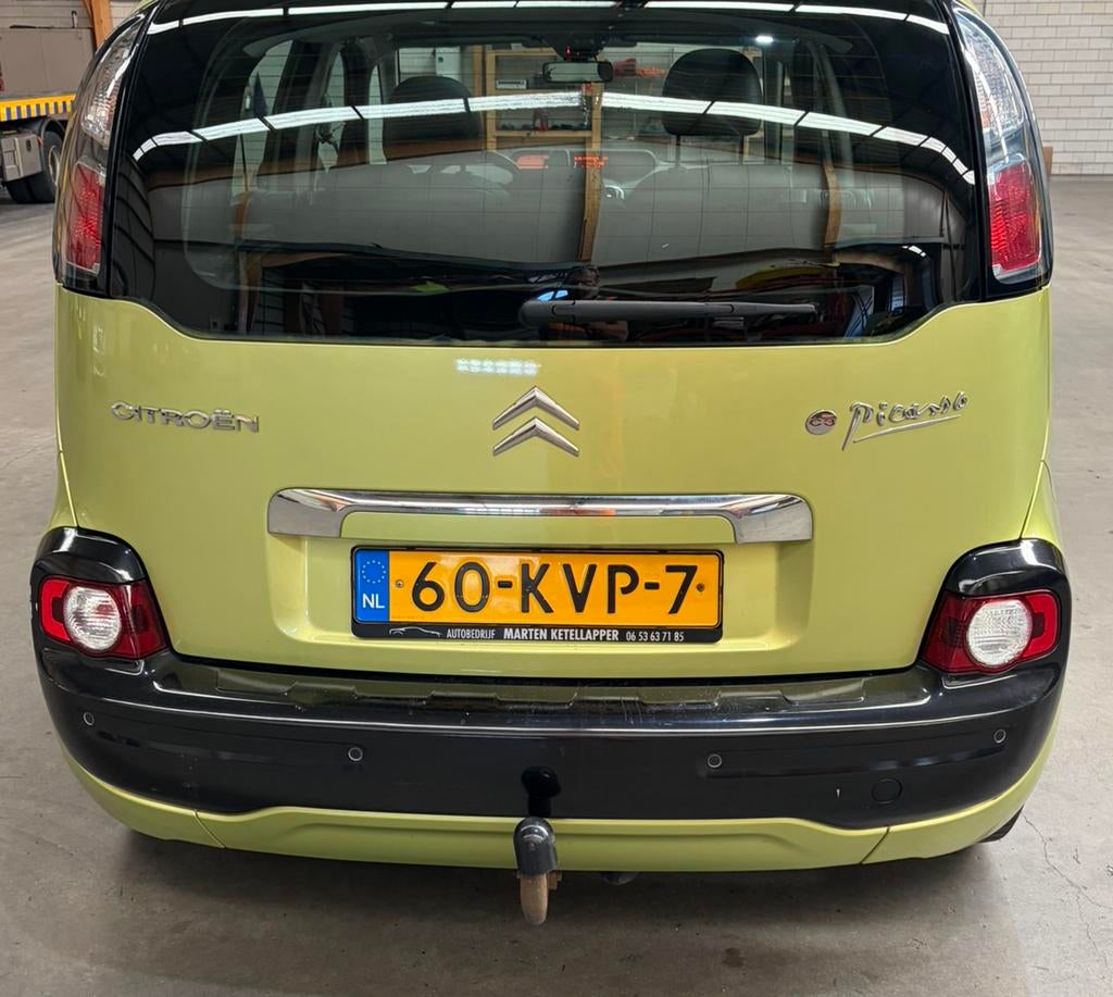 Citroën C3 Picasso 1.4 VTI 2010 Groen, Auto's, Citroën, Voorwielaandrijving, Zwart, Leder en Stof, 1100 kg