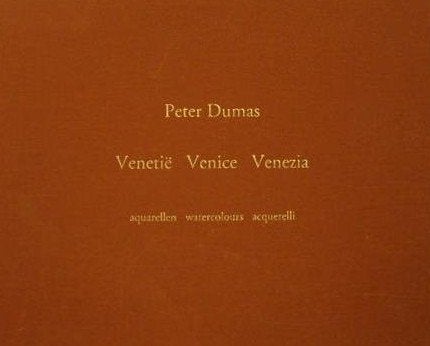 Kunstboek: Peter Dumas  Venetië - Aquarellen, Peter Dumans, Ophalen of Verzenden, Zo goed als nieuw, Schilder- en Tekenkunst