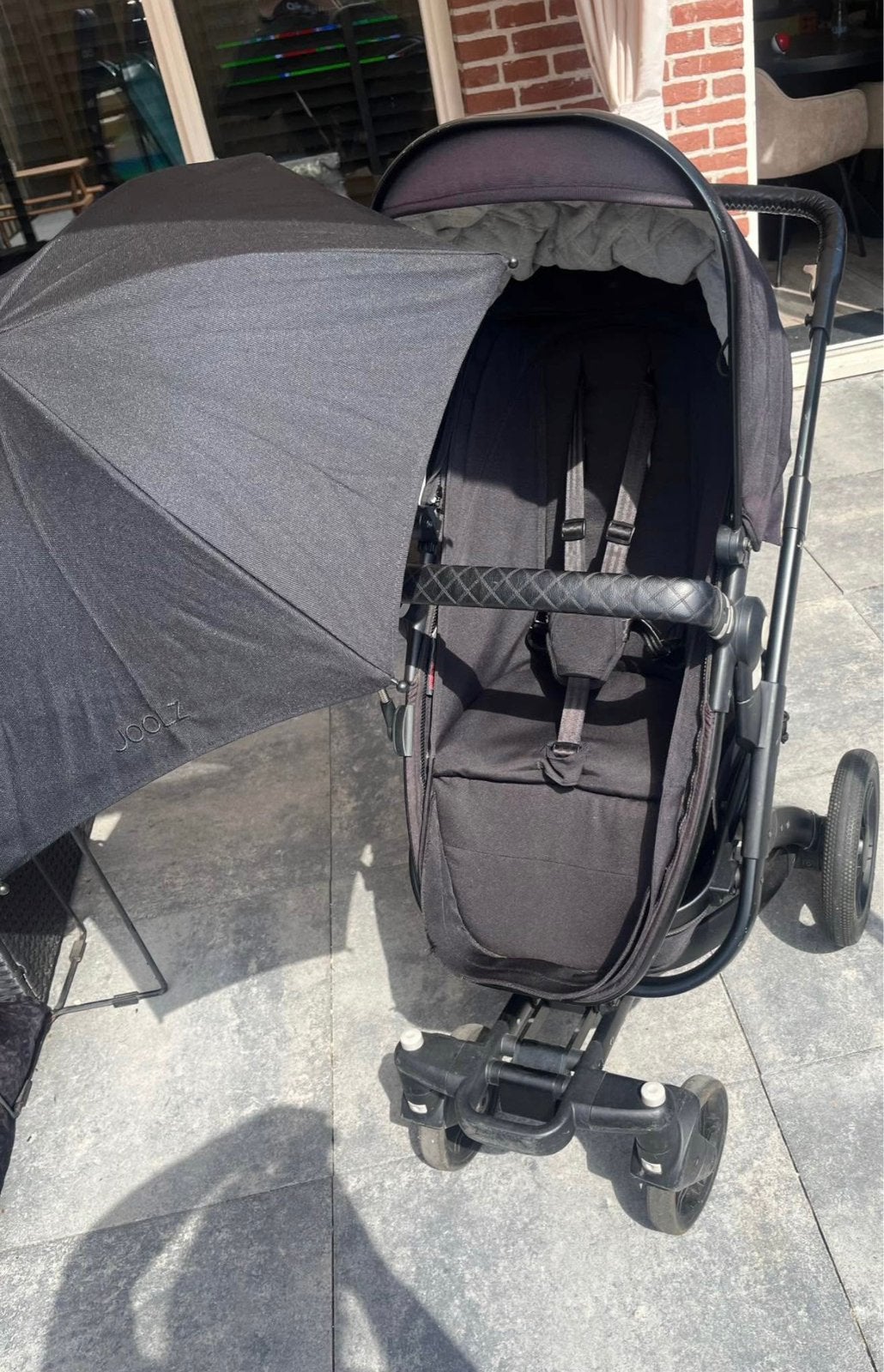 Joolz kinderwagen met leren handvaten, Ophalen of Verzenden, Gebruikt, Kinderwagen, Overige merken