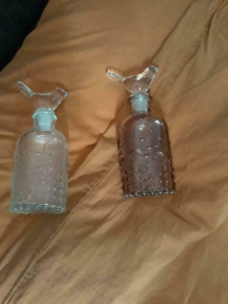 2 stolpenflesjes vogel franse lelie alleen in 1 koop, Ophalen