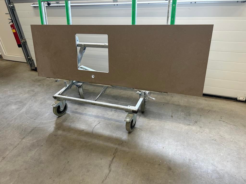 Composiet blad, kleur: Diresco Belgian Sand., Huis en Inrichting, Keuken | Keukenelementen, Ophalen, Zo goed als nieuw, 25 tot 50 cm