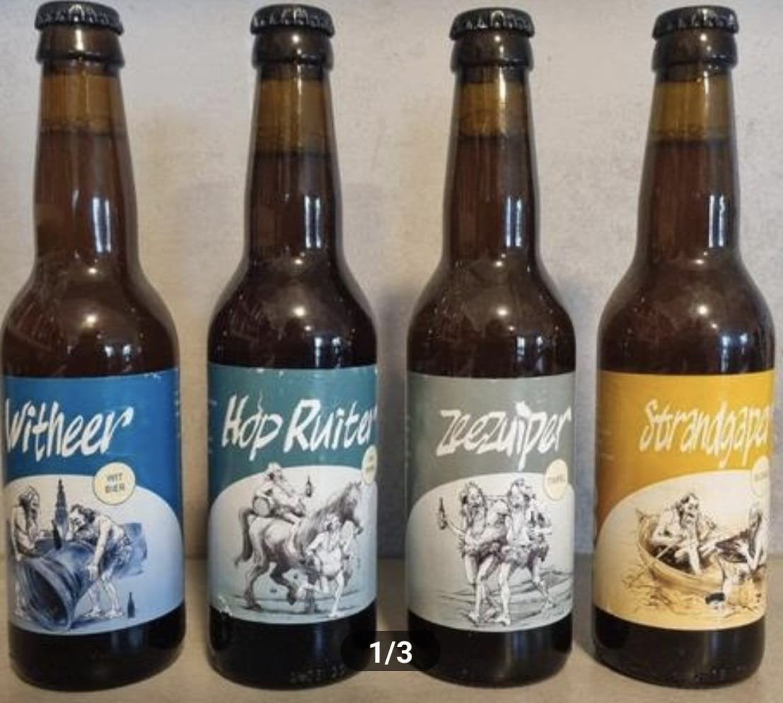 Schelde Witheer '17, Hopruiter, Strandgaper & Zeezuiper '18, Ophalen of Verzenden, Zo goed als nieuw, Flesje(s), Overige merken
