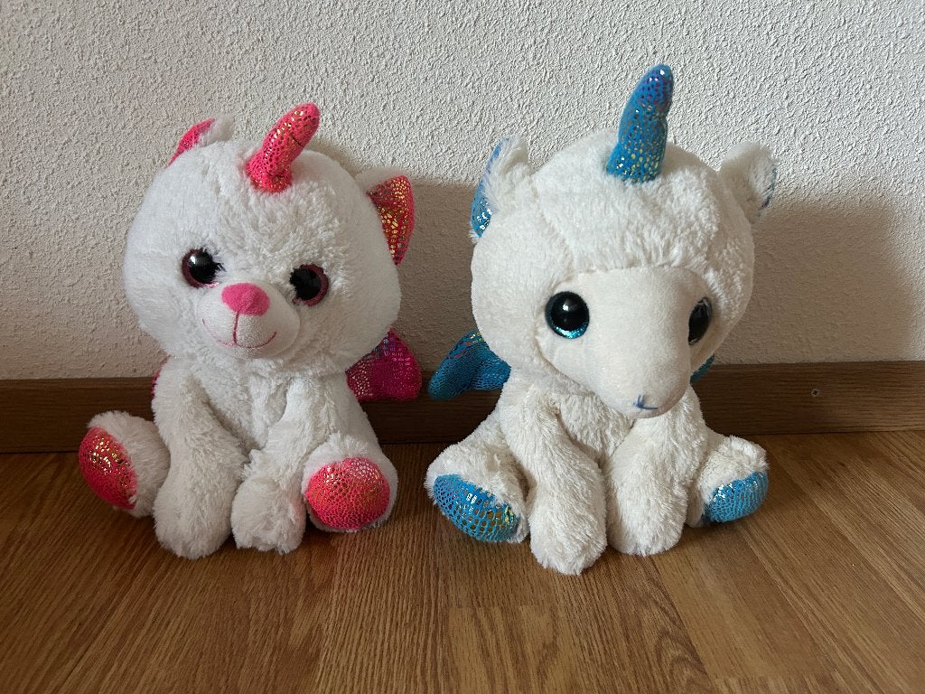 Superleuke unicorn knuffels, Ophalen of Verzenden, Zo goed als nieuw, Overige typen, Middelgroot (20 tot 80 cm)