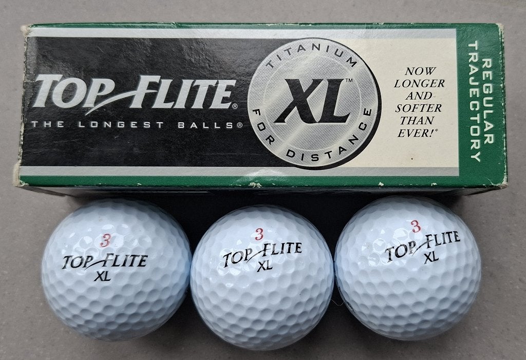 Spalding Top Flite XL golfballen, Top-Flite, 3-pack, nieuw!, Sport en Fitness, Golf, Ophalen of Verzenden, Nieuw, Bal(len), Overige merken
