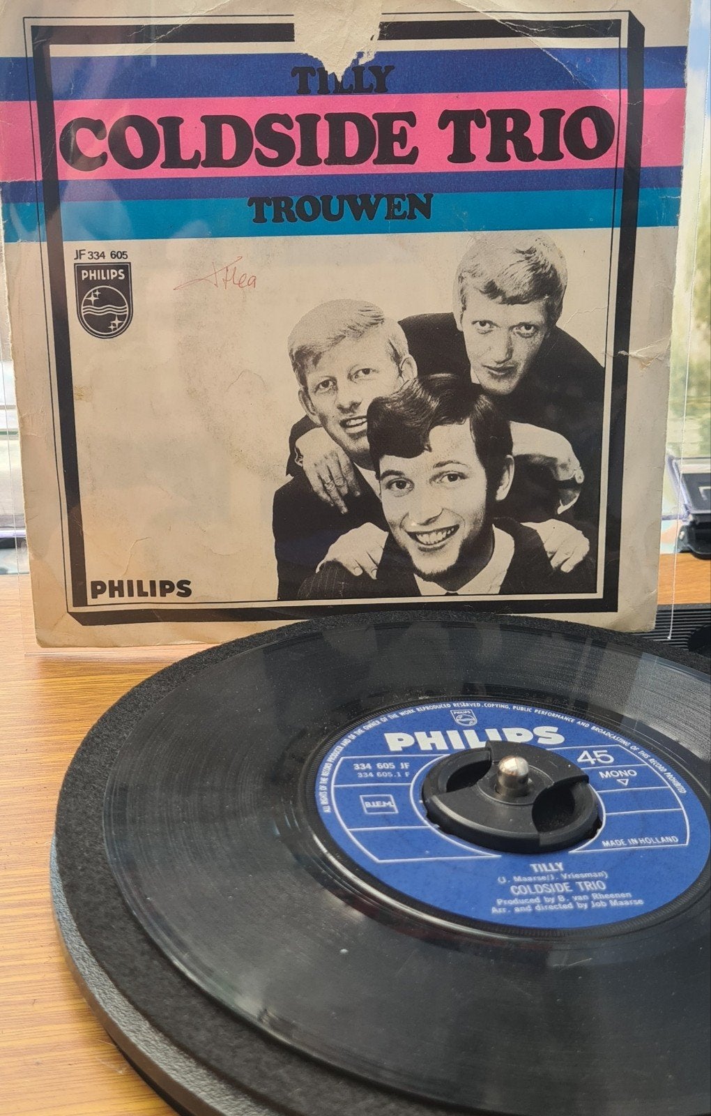 Coldside Trio - Tilly, Cd's en Dvd's, Vinyl Singles, Gebruikt, Pop, EP, Originele persing, 7 inch, Ophalen of Verzenden