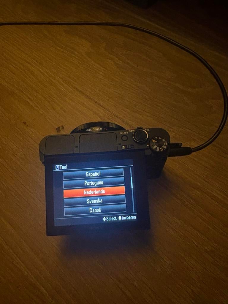 Sony vlog camera (HX90V) – zo goed als nieuw, Watersport en Boten, Ophalen of Verzenden, Zo goed als nieuw, Overige typen