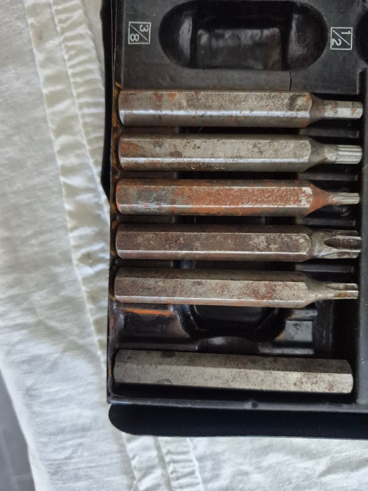 Bitset met diverse Torx en inbus bits, Ophalen, Gebruikt, Bitset, Overige merken