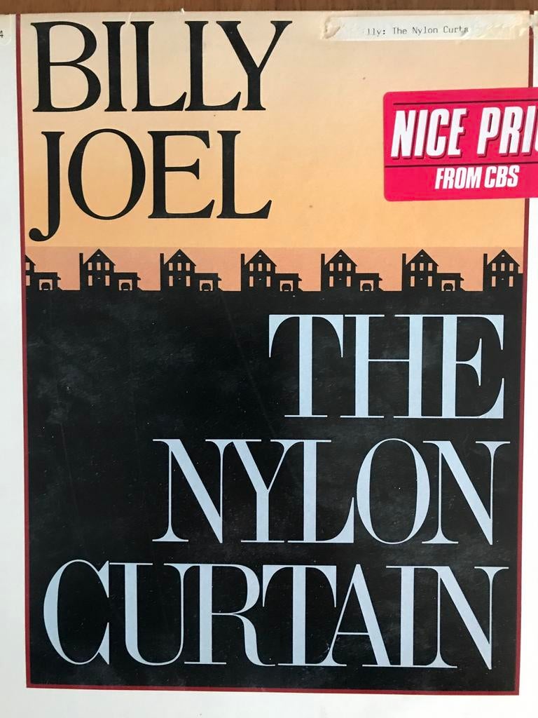 Vinyl Lp Billy Joel the Nylon Curtain, Ophalen of Verzenden, Zo goed als nieuw, 12 inch