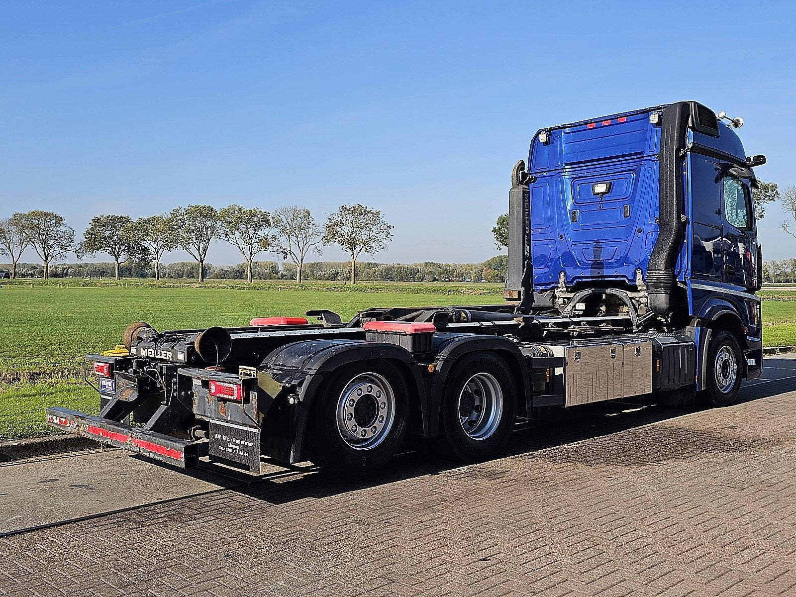 MERCEDES-BENZ ACTROS 2551 6X2 STEERAXLE RETARDER BIGSPACE XE, Auto's, Automaat, Euro 6, 510 pk, Blauw