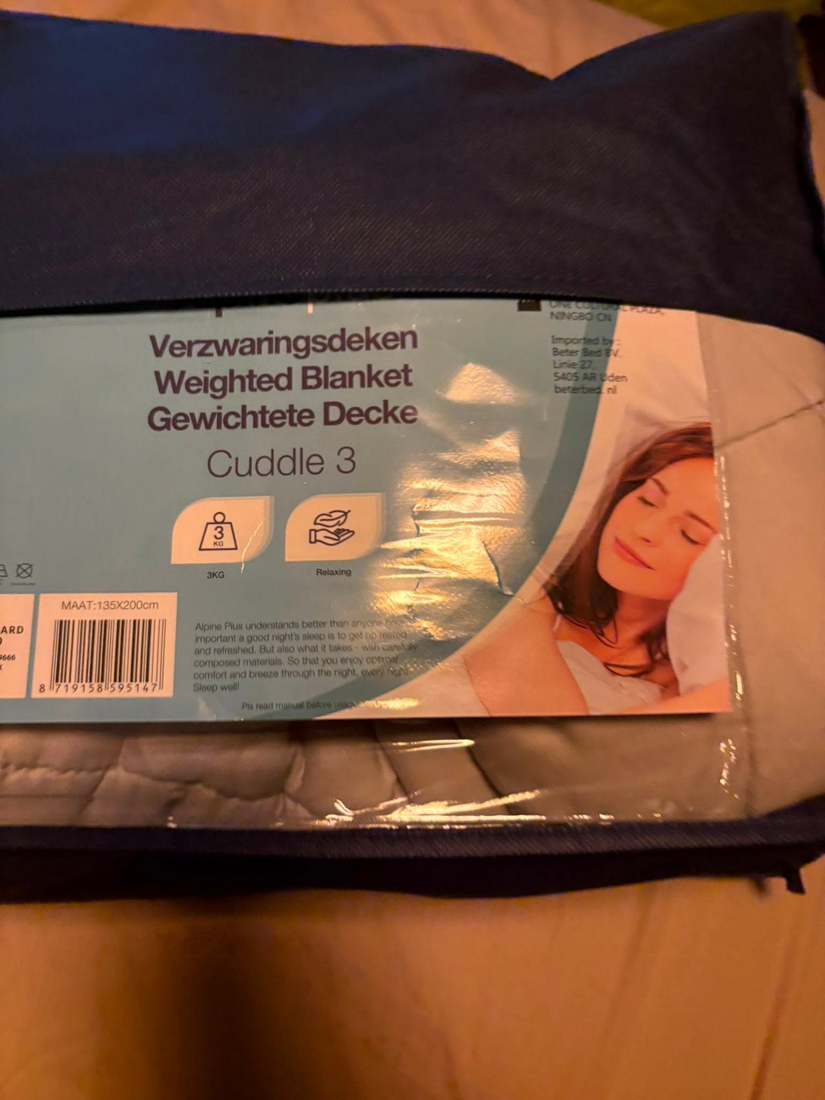 Alpine plus verzwaringsdeken - 3 kg, Ophalen, Zo goed als nieuw
