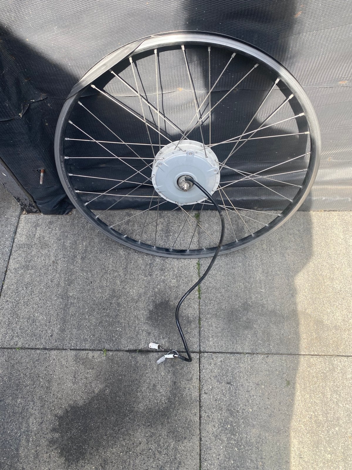 Voor wiel voor elektrische fiets Batavus, Fietsen en Brommers, Fietsonderdelen, Ophalen, Gebruikt, Elektrische fiets, Wiel