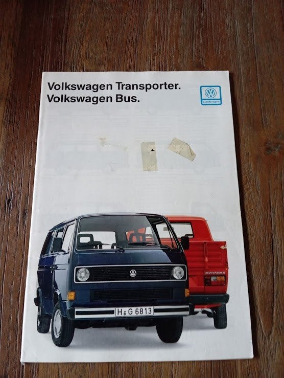 VW Transporter / VW Bus 8 / 1987 36 pag., Boeken, Auto's | Folders en Tijdschriften, Verzenden, Zo goed als nieuw, Volkswagen