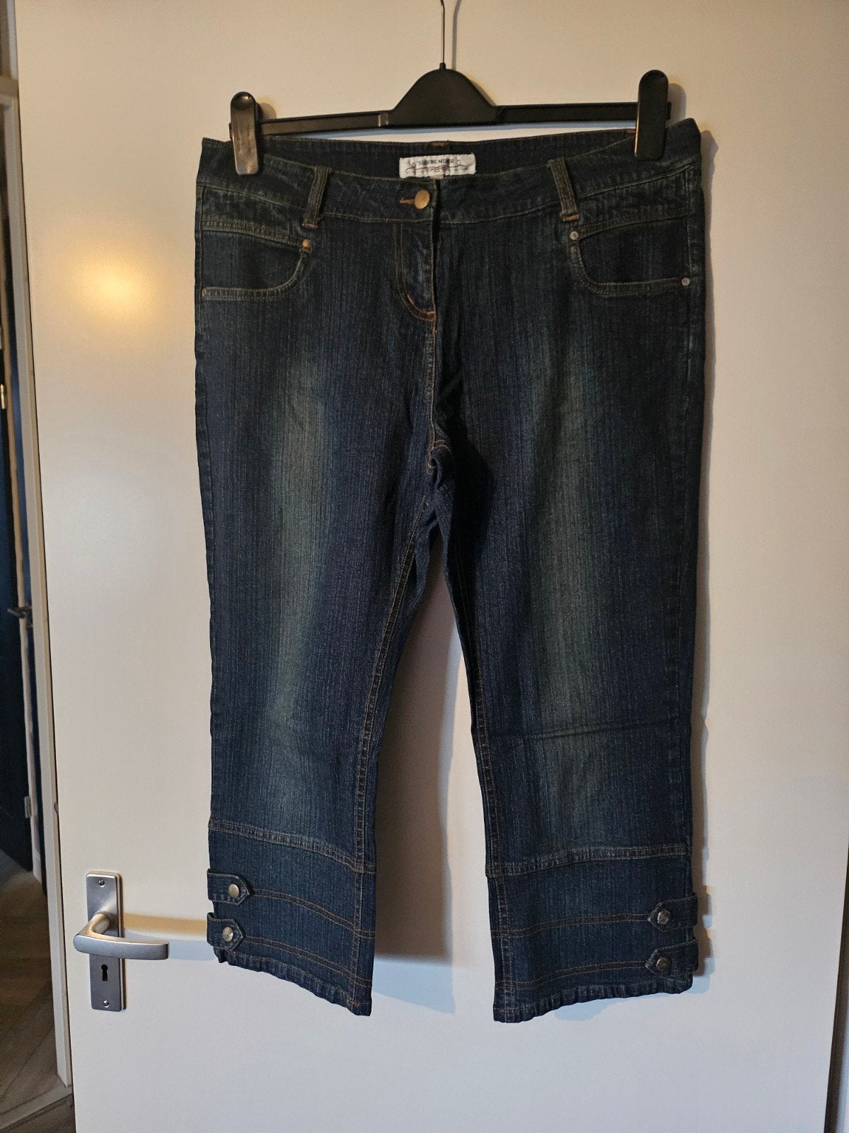 Dames Capri Jeans - Surrender - Maat 40, Kleding | Dames, Maat 38/40 (M), Surrender, Blauw, Ophalen of Verzenden
