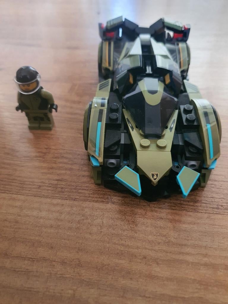 LEGO Speed Champions Lamborghini Huracán Super Trofeo EVO, Lego, Zo goed als nieuw, Complete set, Compleet