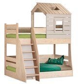 Niew! Cento stapelbed bedhuisje kinderkamer 200x90, Ophalen, Hoogslaper of Stapelbed, Nieuw, 100 cm of meer