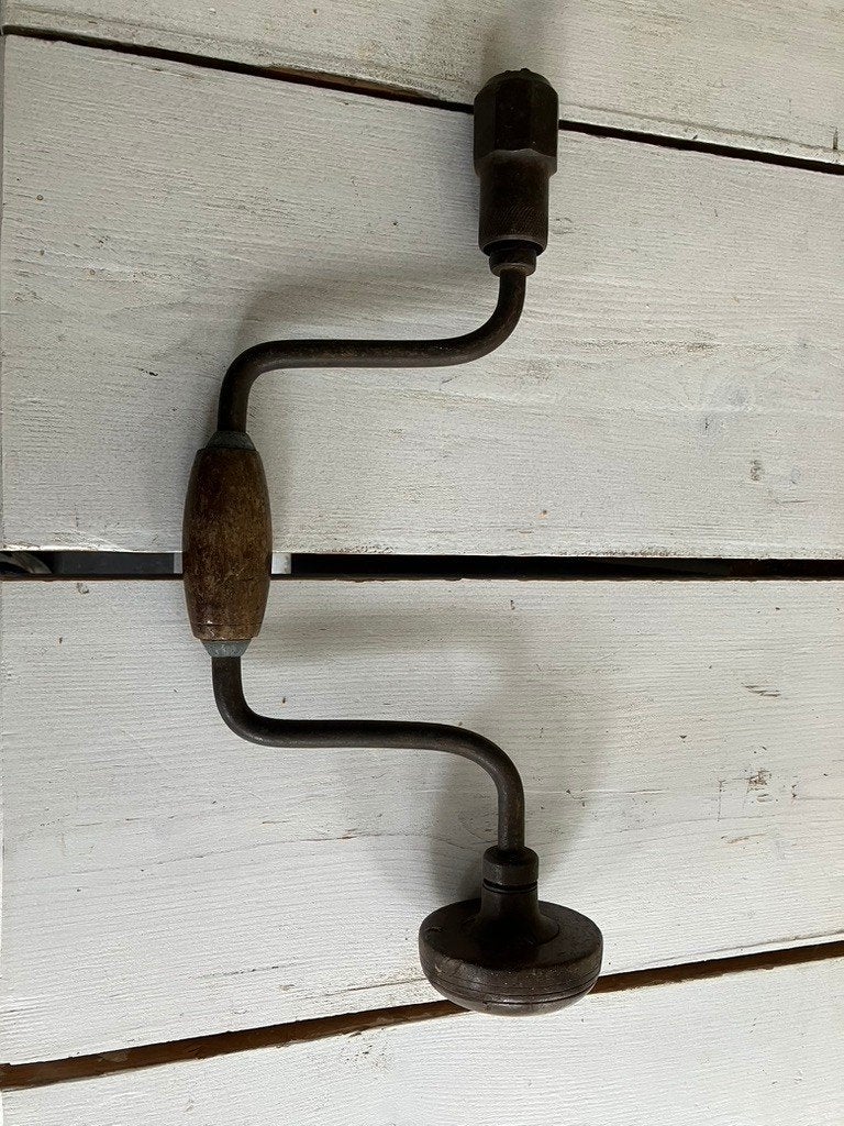 Vintage booromslag, handboor of slingerboor , Ophalen of Verzenden