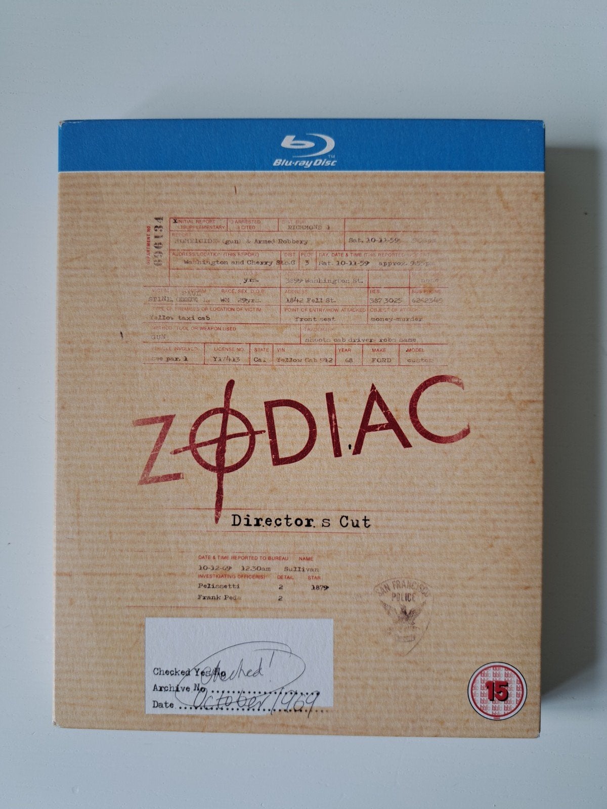 Zodiac [Director's Cut] (Blu-ray) - David Fincher, Engels, Vanaf 16 jaar, Inclusief extra's, Film