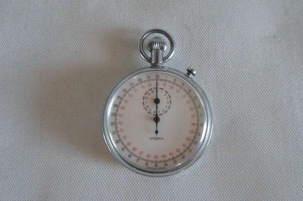 Lemania Stopwatch, Ophalen of Verzenden, Staal, Overige merken, Onbekend