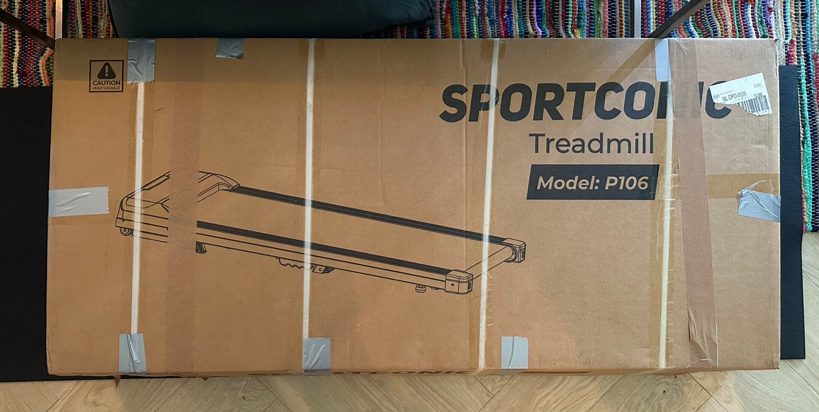 Sportconic treadmill P106 - loopband, Ophalen, Zo goed als nieuw, Loopband