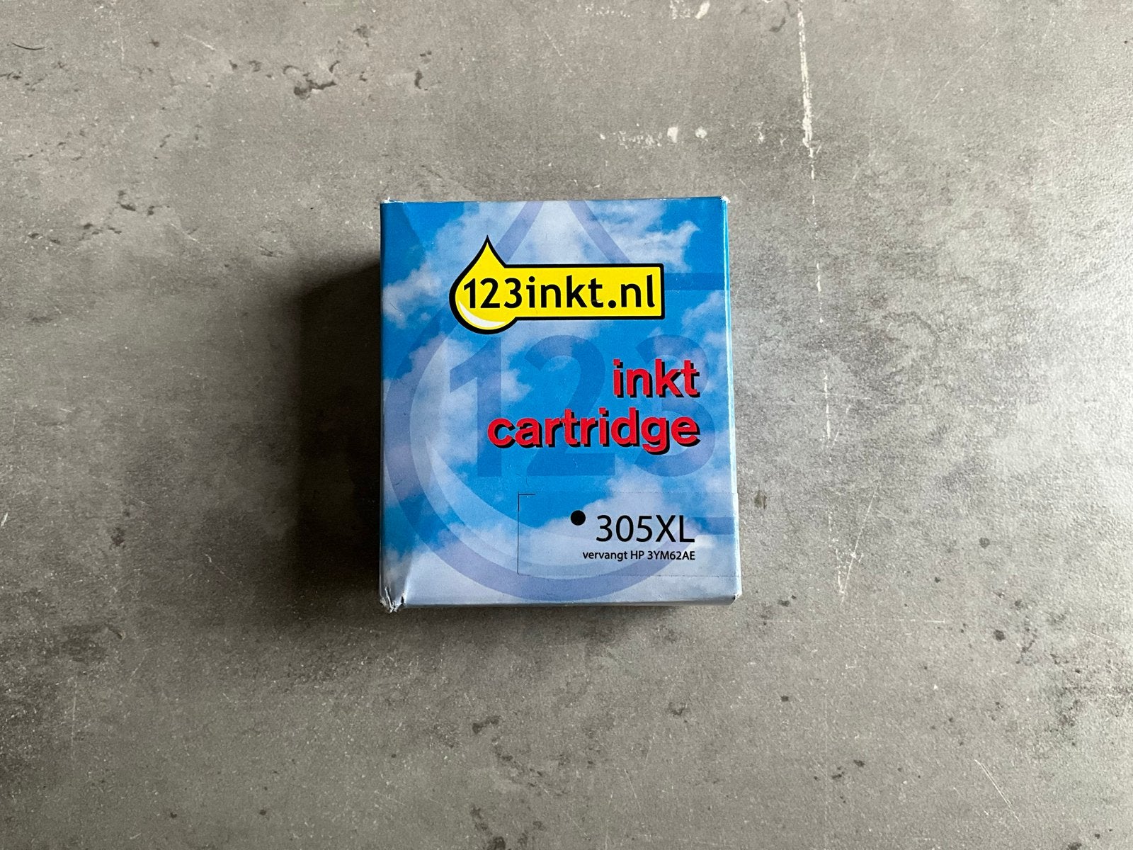 Zwart 123inkt 305XL cartridge (vervangt HP 3YM62AE), Verzenden, Nieuw, Cartridge