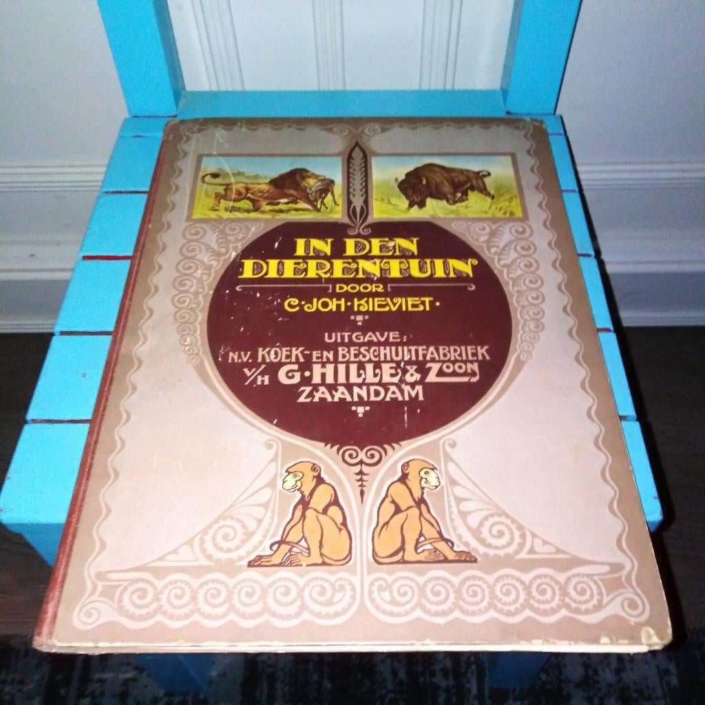 In den dierentuin - C. Joh. Kieviet, Boeken, Prentenboeken en Plaatjesalbums, Ophalen of Verzenden, Gelezen, Plaatjesalbum