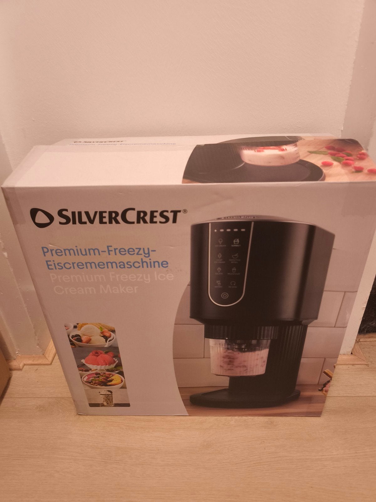 Silvercrest ijsmachine freezy nieuw in doos, Witgoed en Apparatuur, Ophalen, Nieuw