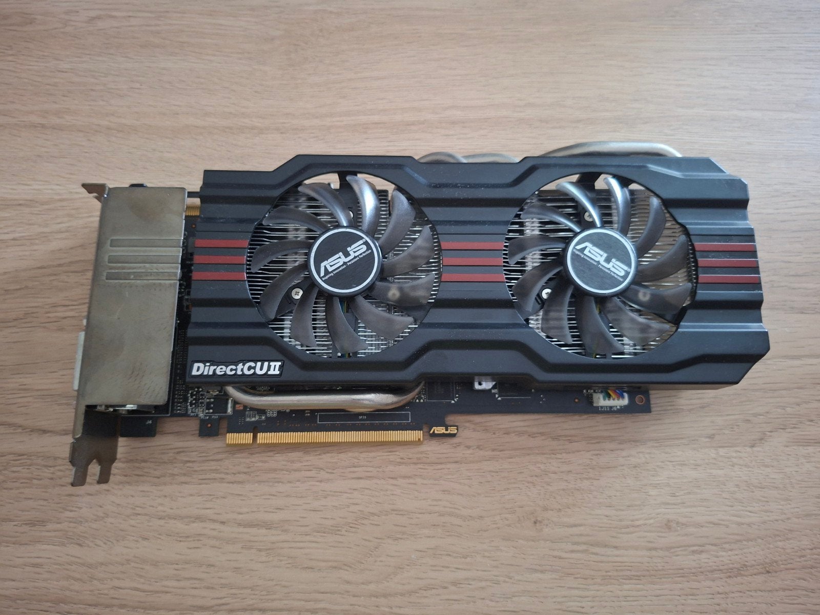 ASUS GeForce GTX 660 Ti DirectCU II 2GB Videokaart, Computers en Software, PCI-Express 3, Gebruikt, Ophalen of Verzenden, GDDR5