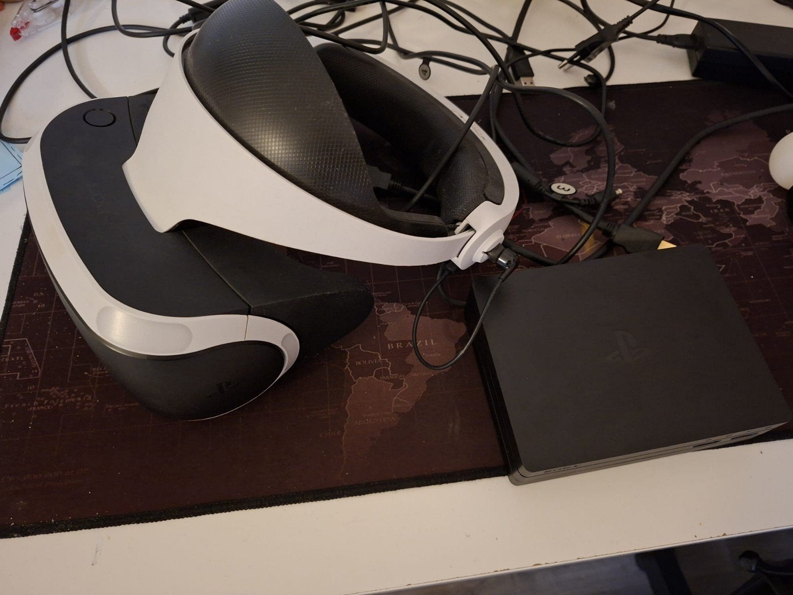 playstation 4 VR bril met motion controller, Spelcomputers en Games, Ophalen, Gebruikt, VR-bril, Sony PlayStation